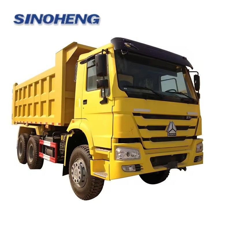 6X4 τροχιά κίνηση SINOTRUK Howo Ορυχεία 20 τόνους 25 τόνους 371hp Τροχαίο τύπας Χρησιμοποιημένο φορτηγό σκουπιδιών
