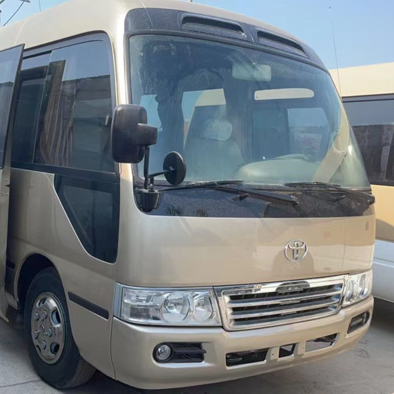 Μίνι λεωφορείο Toyota Coaster 29 θέσεων με πρότυπο εκπομπών Euro3 και κινητήρα Cummins
