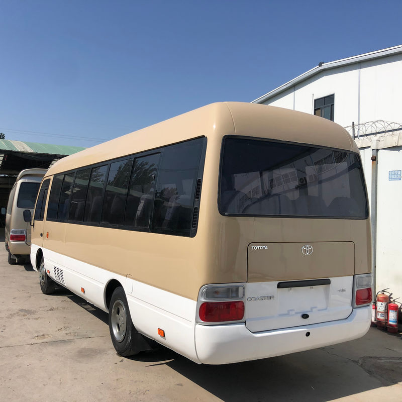 Μίνι λεωφορείο Toyota Coaster 29 θέσεων με πρότυπο εκπομπών Euro3 και κινητήρα Cummins