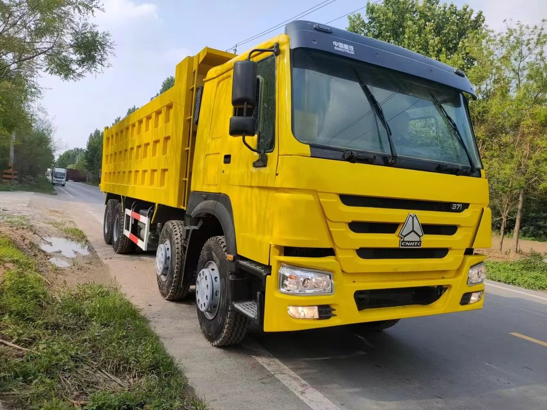 Sinotruk Howo 8x4 371hp 450hp 24 κυβικά μέτρα Χρησιμοποιούμενο φορτηγό σκουπιδοτενεκέ χωρίς ABS