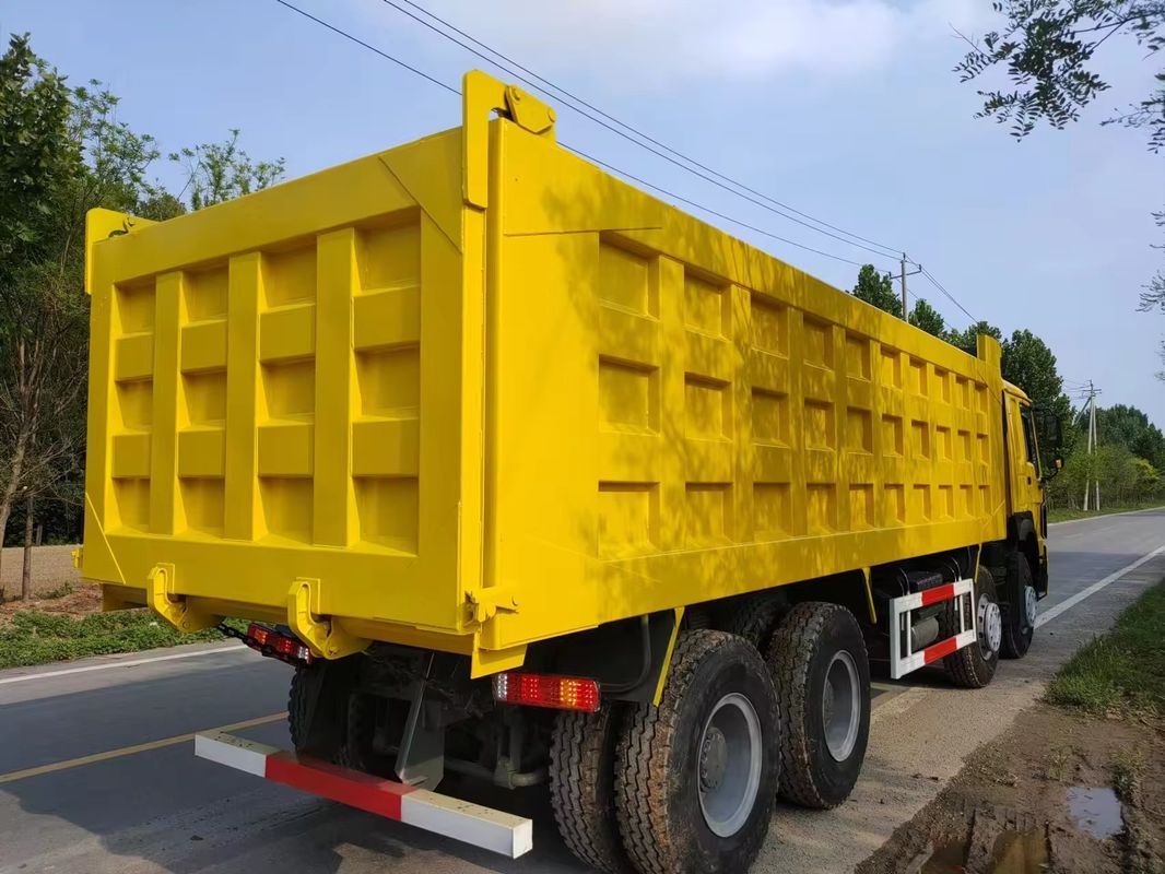 Sinotruk Howo 8x4 371hp 450hp 24 κυβικά μέτρα Χρησιμοποιούμενο φορτηγό σκουπιδοτενεκέ χωρίς ABS