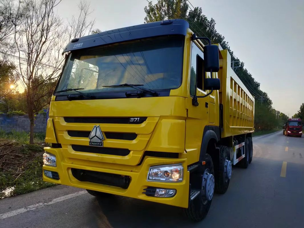 Sinotruk Howo 8x4 371hp 450hp 24 κυβικά μέτρα Χρησιμοποιούμενο φορτηγό σκουπιδοτενεκέ χωρίς ABS