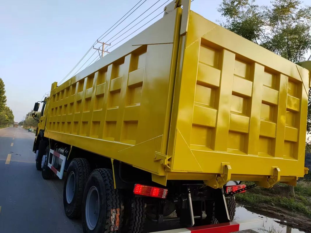 Sinotruk Howo 8x4 371hp 450hp 24 κυβικά μέτρα Χρησιμοποιούμενο φορτηγό σκουπιδοτενεκέ χωρίς ABS