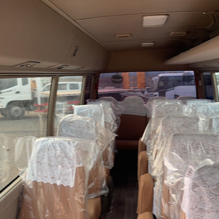 30 θέσεις Χρησιμοποιούμενο λεωφορείο Toyota Coaster με μέγιστη ισχύ 113/5200kw και χωρητικότητα καθισμάτων 30