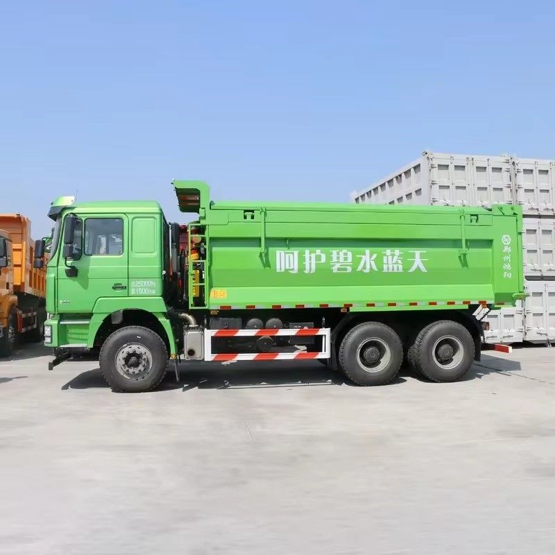 Shacman F3000 10 Wheeler Lhd Rhd 6x4 25 τόνων 30 τόνων 380 ίππων Χρησιμοποιούμενο φορτηγό απορριμμάτων