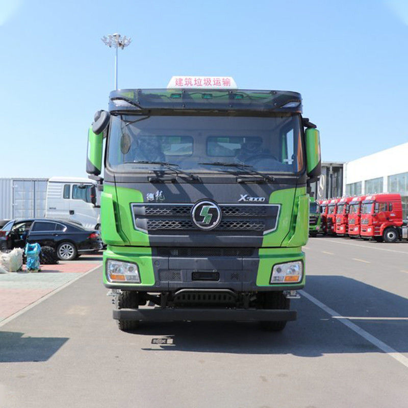 400hp 6x4 5.8m Shacman Dump Truck Δεύτερο χέρι με αυτόματο κινητήρα παράθυρο χωρητικότητα 8L