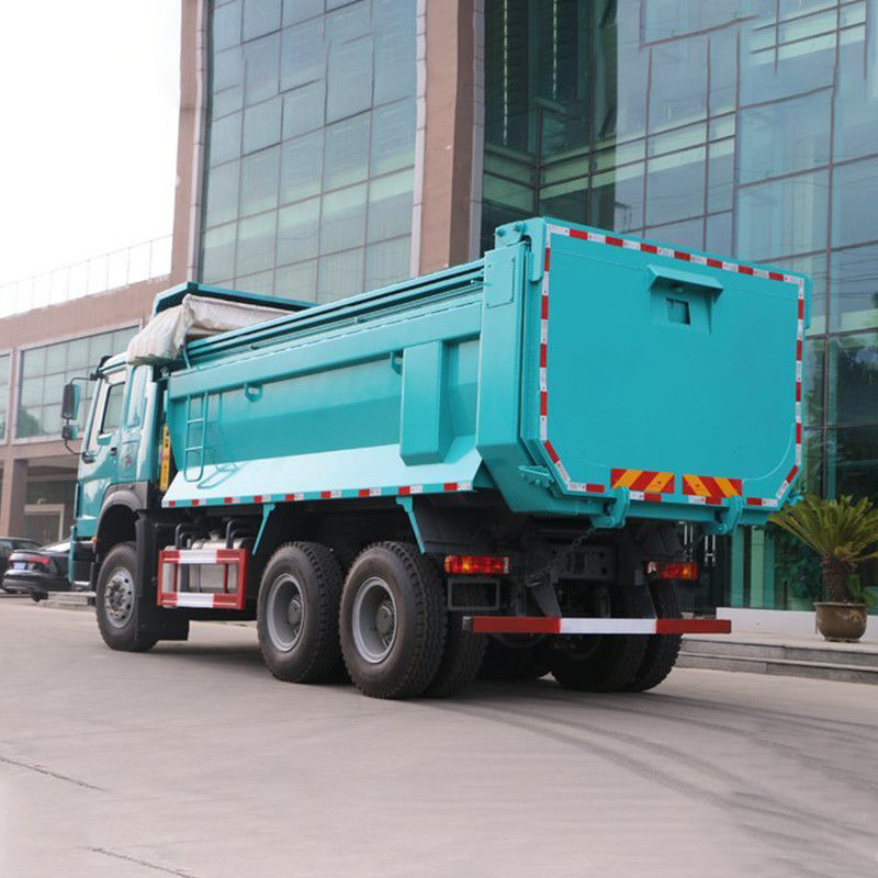 380HP 6x4 5.4m HOWO Dump Truck με αυτόματο κλιματισμό και ελαστικά 12.00R20