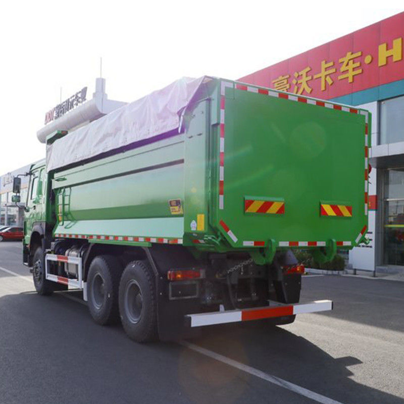 Χρησιμοποίητο 400HP 6x4 5.6m HOWO Dump Truck με πίσω κάμερα και ανθεκτική κατασκευή