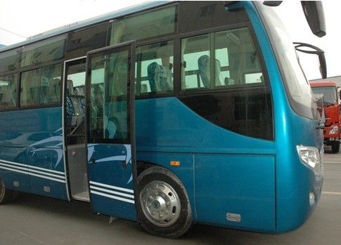 1990mm Εσωτερικό ύψος Χρησιμοποιούμενο λεωφορείο πόλης 45 επιβατών Μικρό λεωφορείο EQB235-20