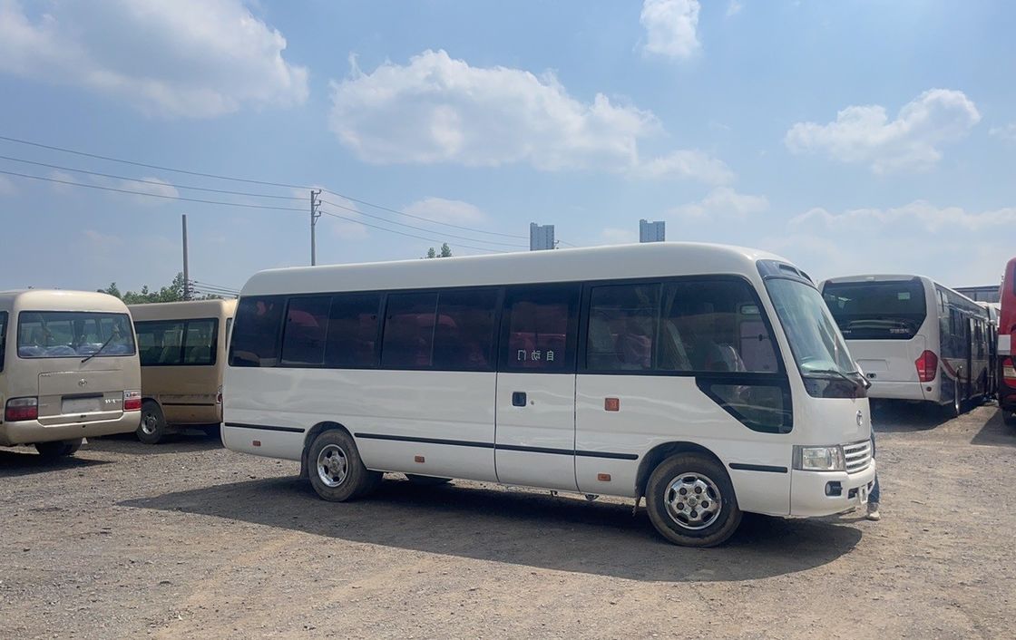 3935 χιλιοστόμετρος τροχοπέδης Toyota Coaster Bus με 19-29 καθίσματα που κλείνουν παράθυρα και συρόμενες πόρτες