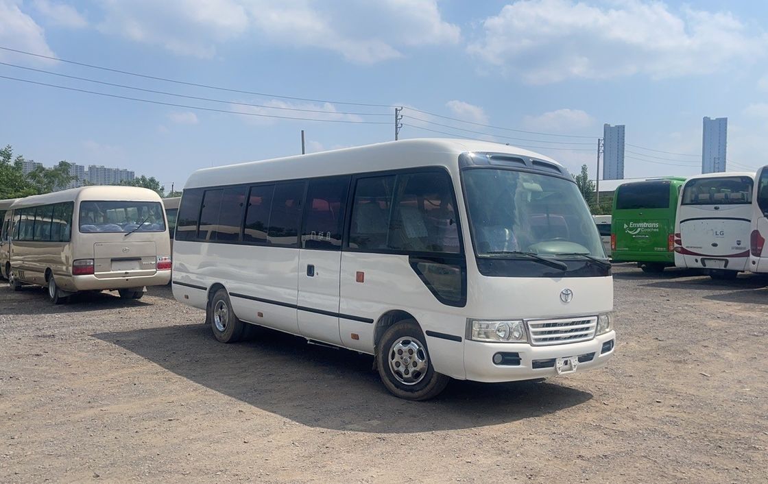 3935 χιλιοστόμετρος τροχοπέδης Toyota Coaster Bus με 19-29 καθίσματα που κλείνουν παράθυρα και συρόμενες πόρτες