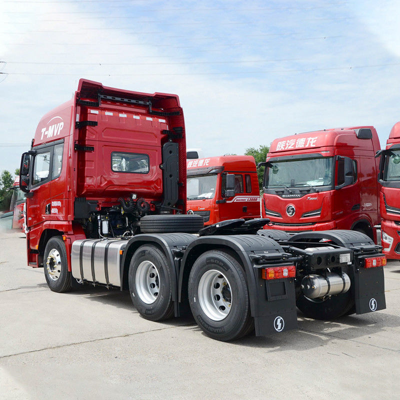 Καύσιμο ντίζελ τύπου 480 ίππων 6x4 φορτηγό έλξης Shacman με μέγιστη ροπή Nm 2000-2500Nm
