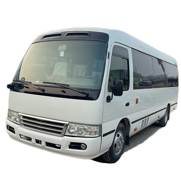 30 θέσεις Χρησιμοποιημένο λεωφορείο Toyota Coaster σε καλή κατάσταση 7005*2040*2785 6-8L χωρητικότητα κινητήρα