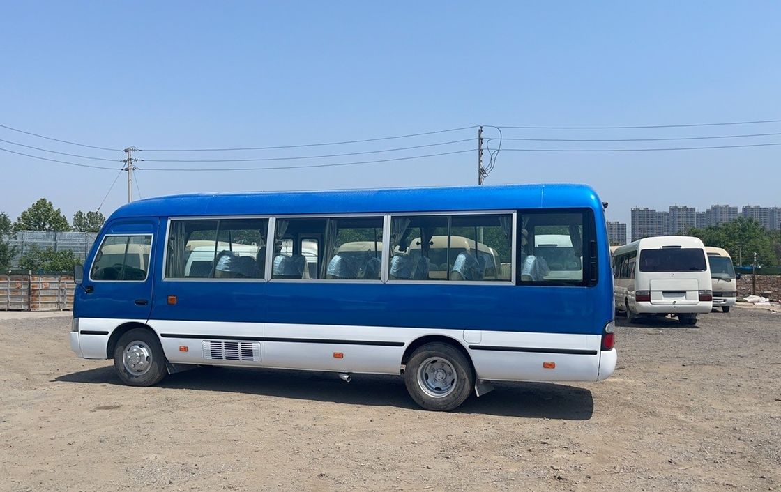 Ντίζελ 30 θέσεων Toyota Coaster Bus Καλή κατάσταση LHD τροχοπέδης 3935 mm Καύσιμο Ντίζελ