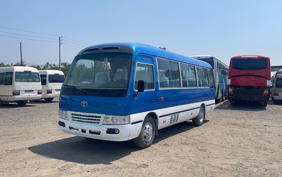 Ντίζελ 30 θέσεων Toyota Coaster Bus Καλή κατάσταση LHD τροχοπέδης 3935 mm Καύσιμο Ντίζελ