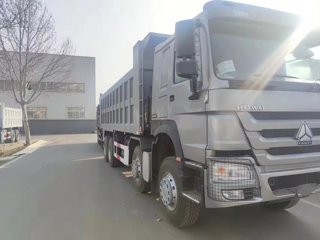 400HP Sinotruk Howo LHD 12 τροχών 8x4 φορτηγά τύππερ φορτηγά ντάμπινγκ με χειροκίνητο κιβώτιο ταχυτήτων