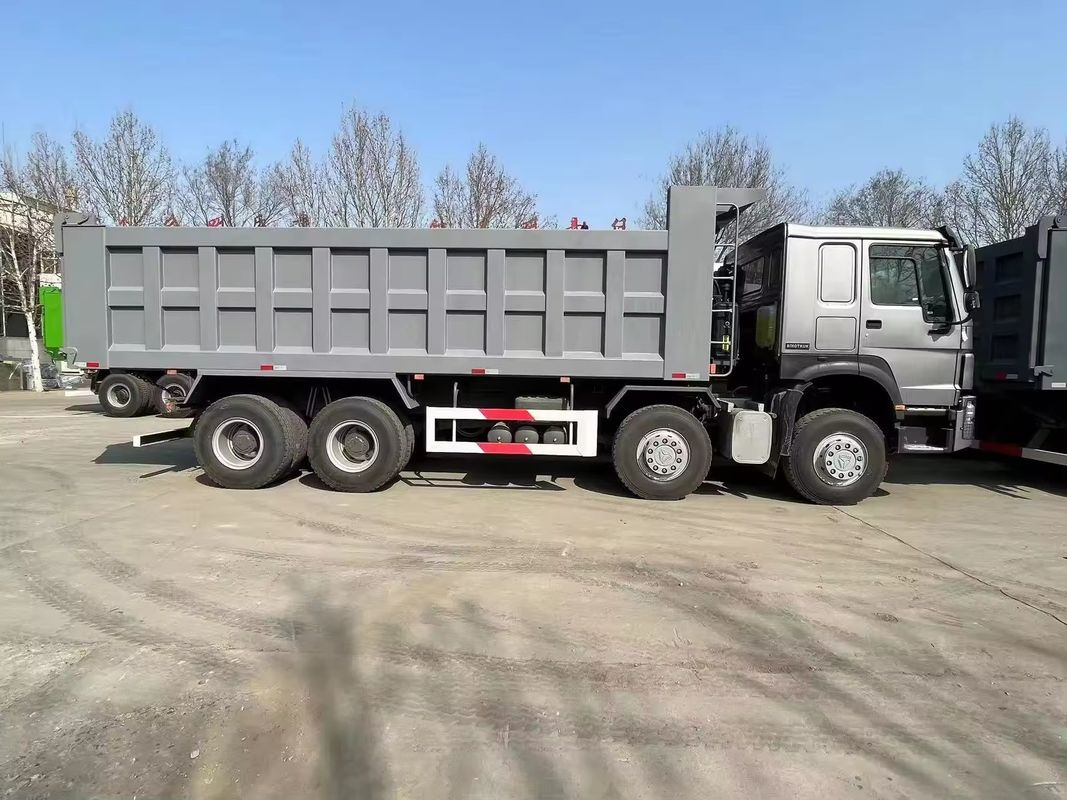400HP Sinotruk Howo LHD 12 τροχών 8x4 φορτηγά τύππερ φορτηγά ντάμπινγκ με χειροκίνητο κιβώτιο ταχυτήτων