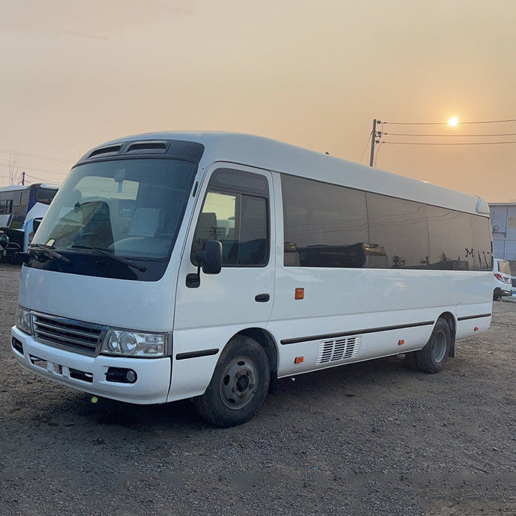 Καλή κατάσταση 30 θέσεων κινητήρας ντίζελ Toyota Coaster Bus με πρότυπο εκπομπών Euro 3