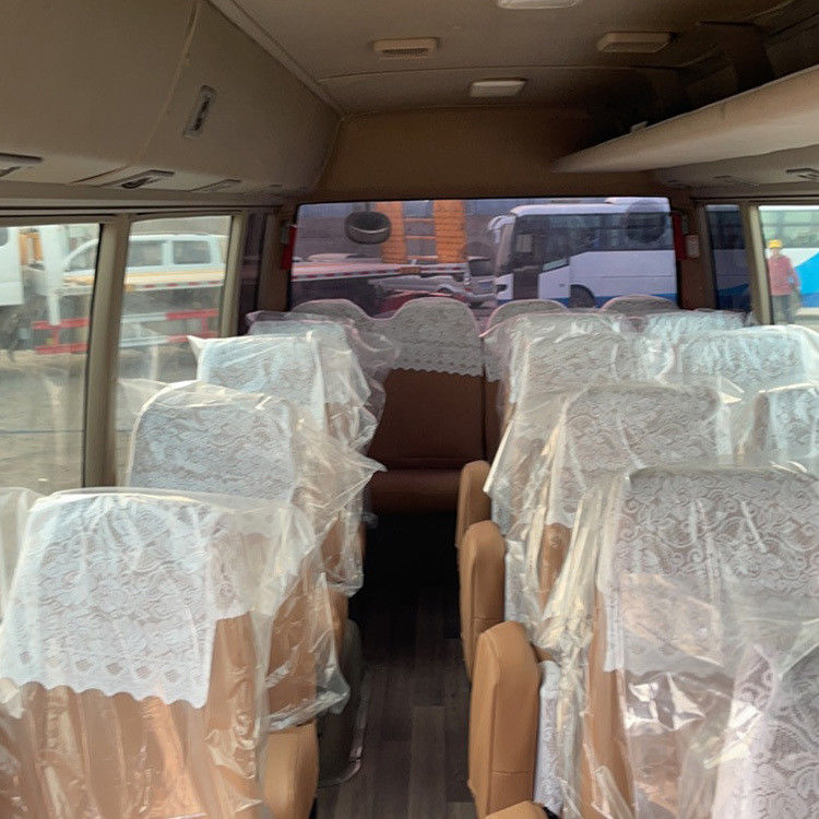 Καλή κατάσταση 30 θέσεων κινητήρας ντίζελ Toyota Coaster Bus με πρότυπο εκπομπών Euro 3