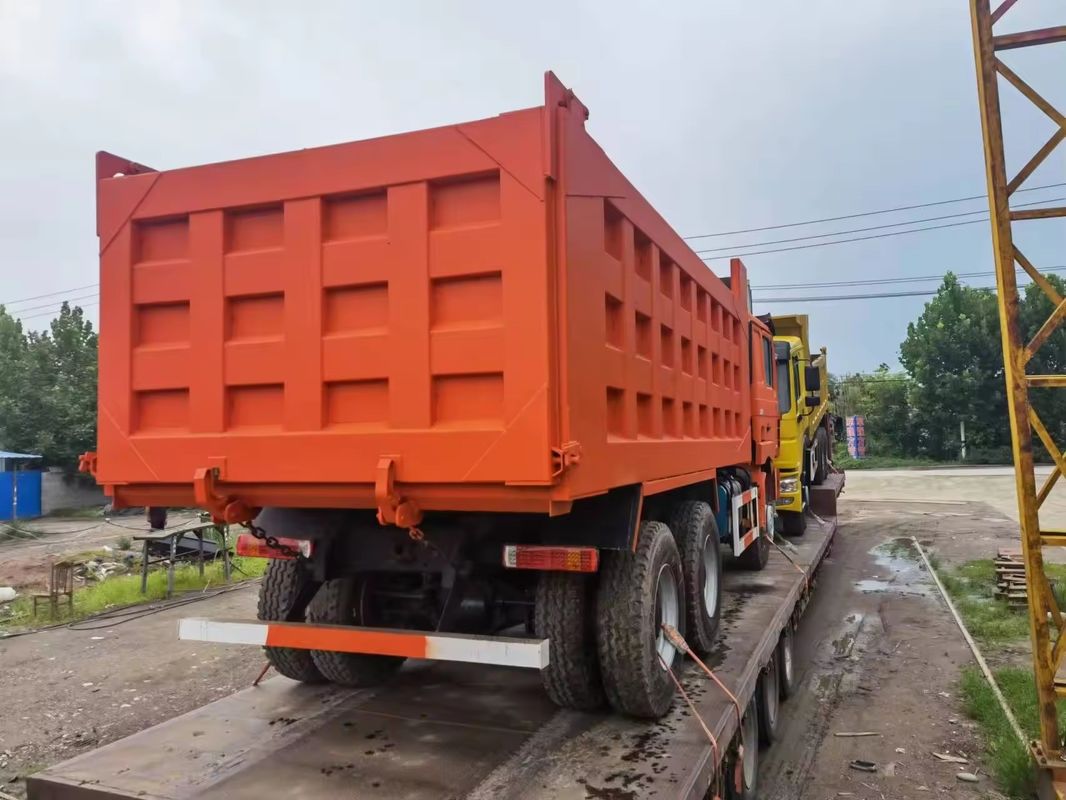 10 τόνων 6x4 10 τροχών 380 hp βαρύ φορτηγό απορριμμάτων για μεταφορά άμμου και χαλίκις
