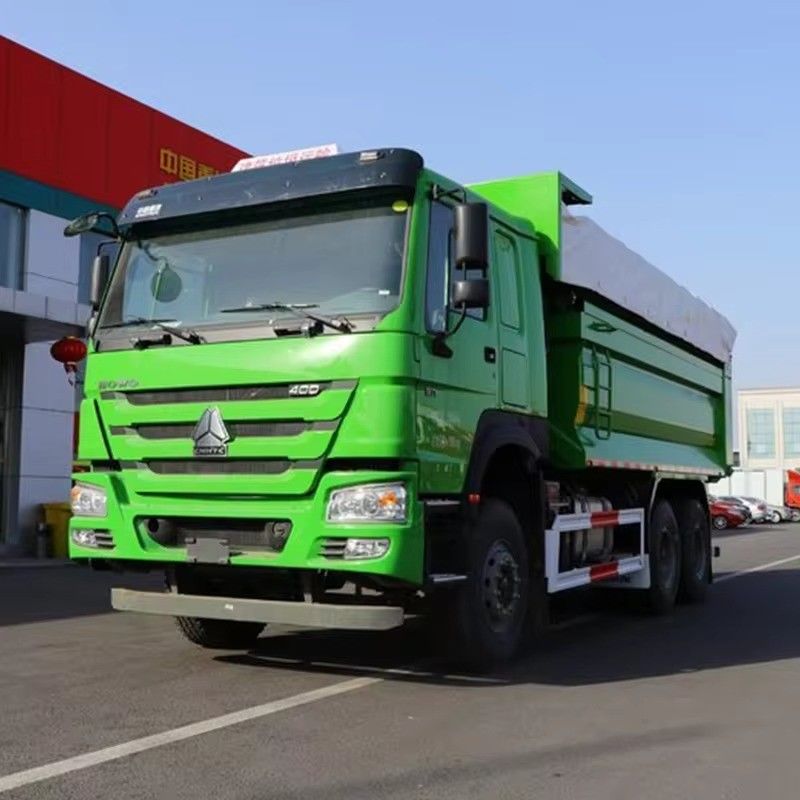 SINOTRUCK Howo 30 τόνων 371 hp 6x4 8x4 ντίζελ βαρύ φορτίο μεταχειρισμένο φορτηγό σκουπιδιών φορτηγό