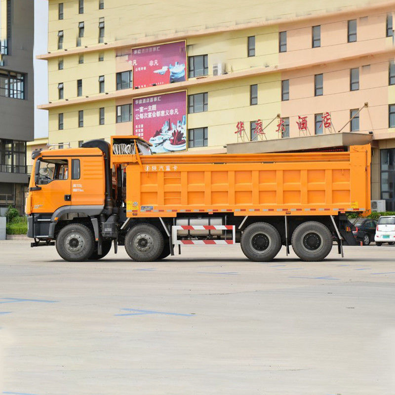 Δεύτερο χέρι 400hp 8x4 6.8m Shacman Dump Truck Ιπποδύναμη 351-450hp και χωρίς οθόνη αφής