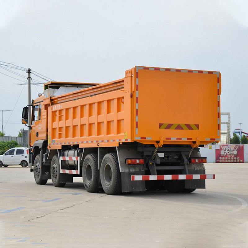 Δεύτερο χέρι 400hp 8x4 6.8m Shacman Dump Truck Ιπποδύναμη 351-450hp και χωρίς οθόνη αφής