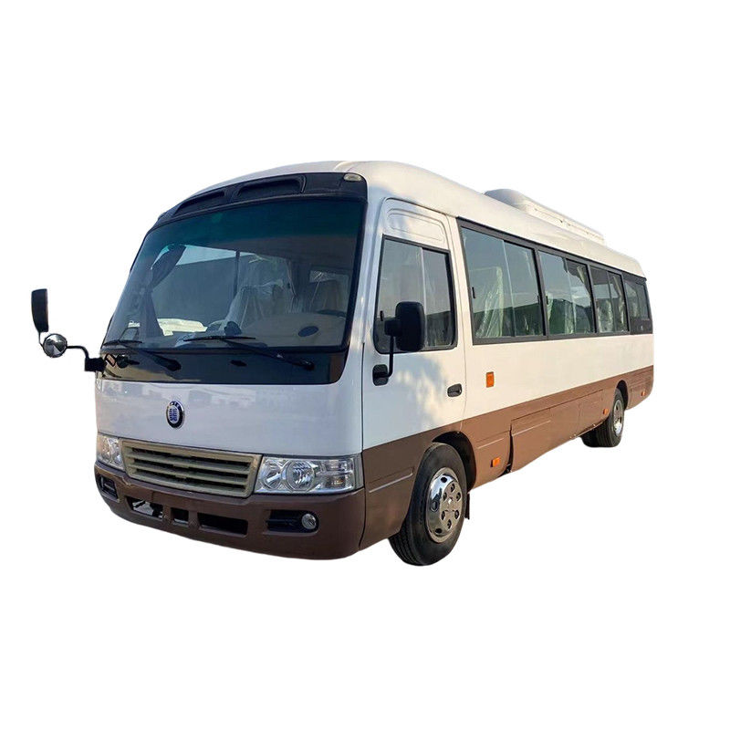 Χρησιμοποιημένο 30 θέσεων Toyota Coaster Bus Καλή κατάσταση LHD ντίζελ με εκπομπές Euro 3