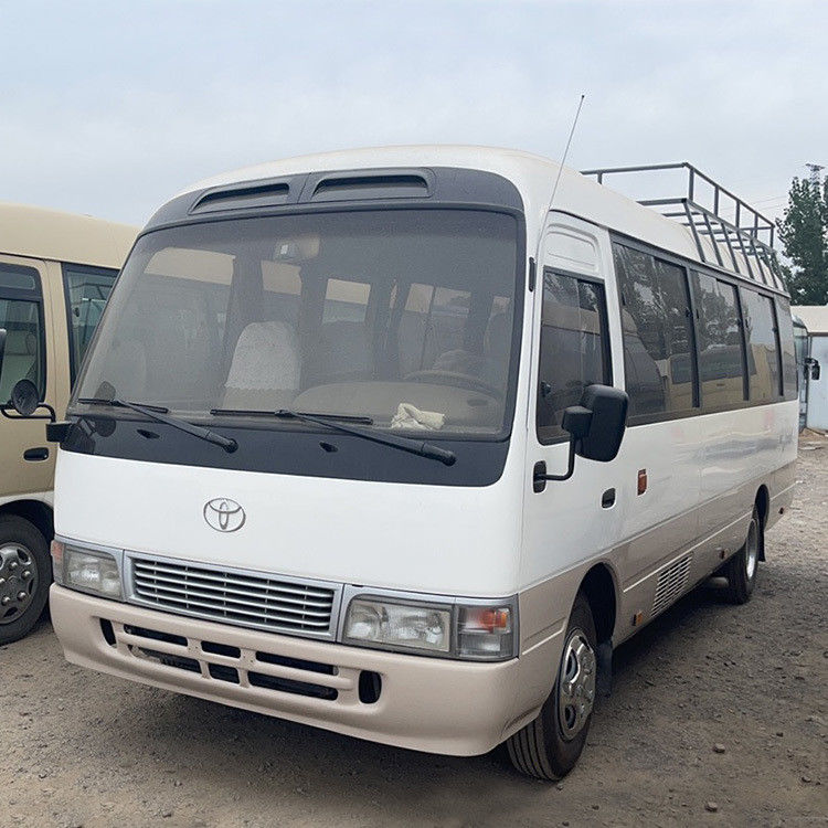 Χρησιμοποιημένο Ντίζελ 30 θέσεων Toyota Coaster Bus Καλή κατάσταση LHD 7.00R16 Ελαστικό G.V.W 5900 kg