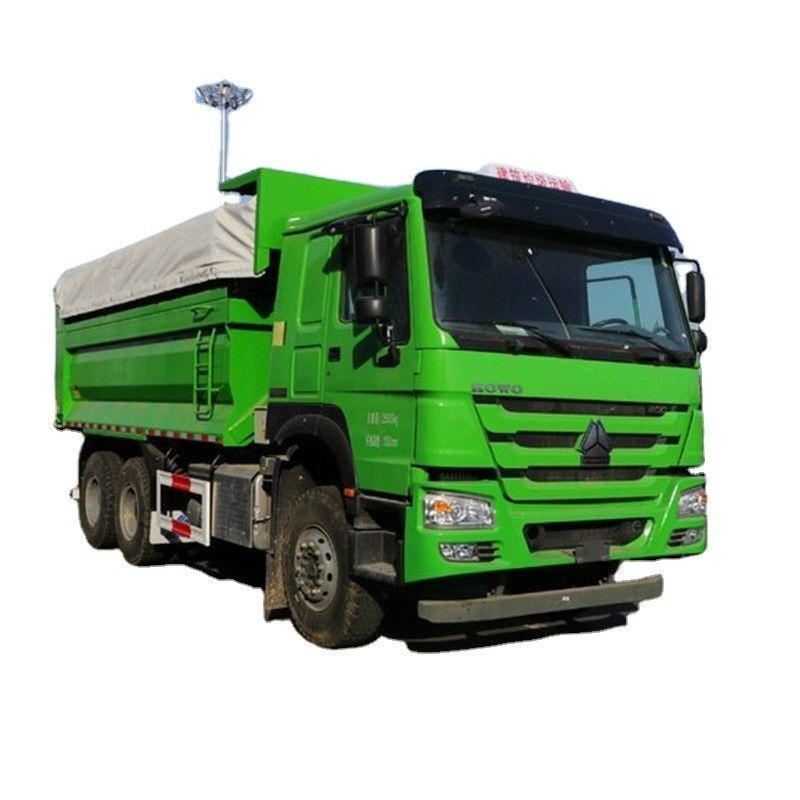 HOWO T7H 400HP 10 τροχούς 8 μέτρα βαρύ μεταχειρισμένο φορτηγό σκουπιδιών με κινητήρα