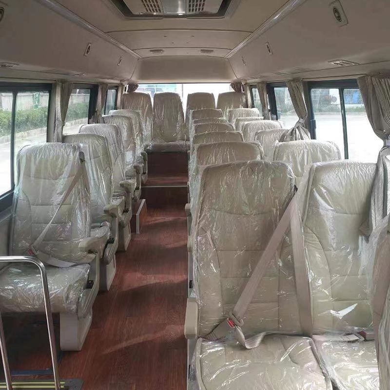Ηλεκτρικός κινητήρας χωρητικότητα 4L Toyota Coaster Bus με 21 1 θέσεις και δεξιά οδήγηση