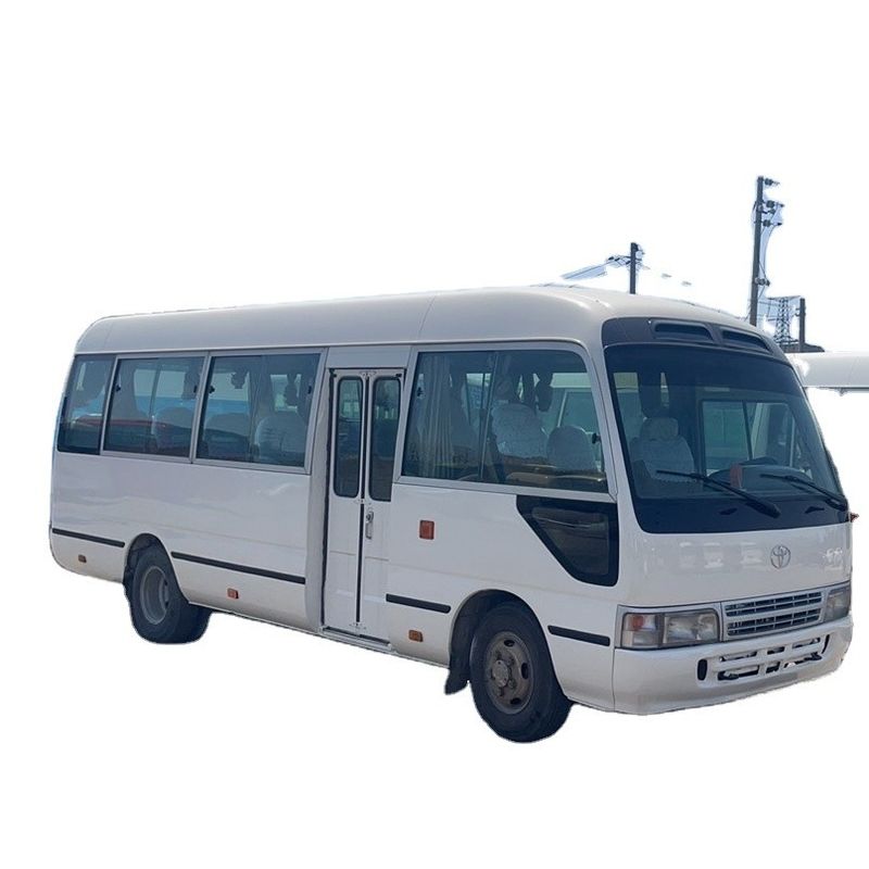 Χρησιμοποιημένο λεωφορείο Toyota Coaster με εκπομπές EURO 3 και χειροκίνητο κιβώτιο μετάδοσης σε καλή κατάσταση