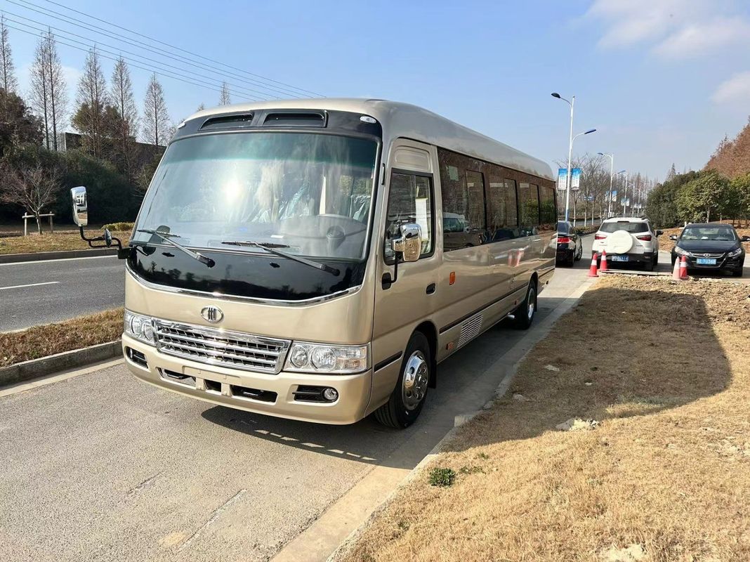 Κινητήρας Yuchai 30 θέσεων Mudan Commuter Bus Ντίζελ RHD και LHD Οδηγός 100km/h Max ταχύτητα