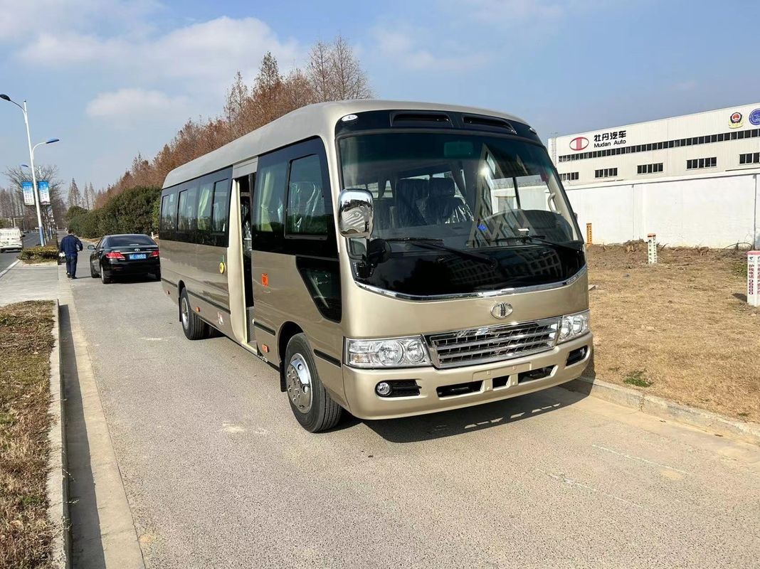 Κινητήρας Yuchai 30 θέσεων Mudan Commuter Bus Ντίζελ RHD και LHD Οδηγός 100km/h Max ταχύτητα