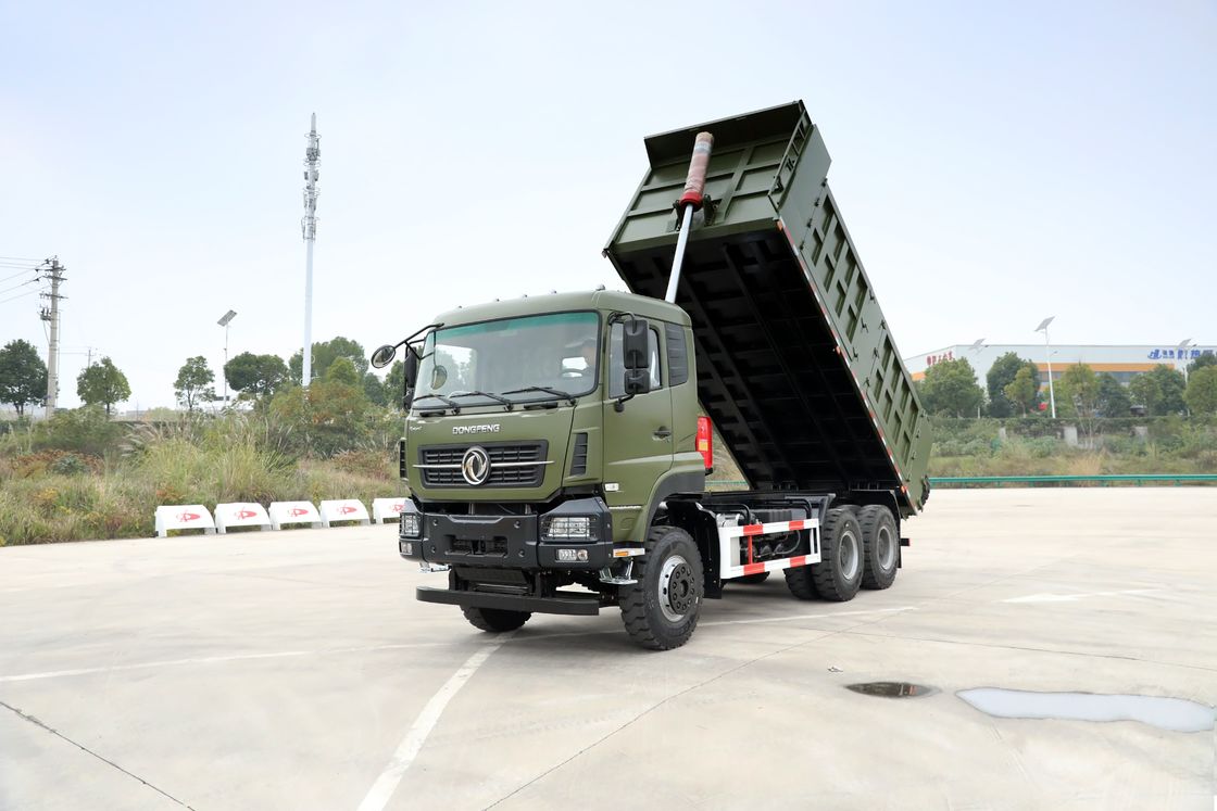 Εικονική οθόνη Ναι Και χρησιμοποιημένο Dongfeng 24 τόνων 6x4 10 Wheeler 430hp Dump Truck στην Κένυα