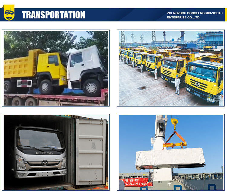 Ανακαινισμένο 2016-2019 HOWO Dump Truck 8x4 12 τροχών Χρησιμοποιούμενο φορτηγό με πίσω κάμερα