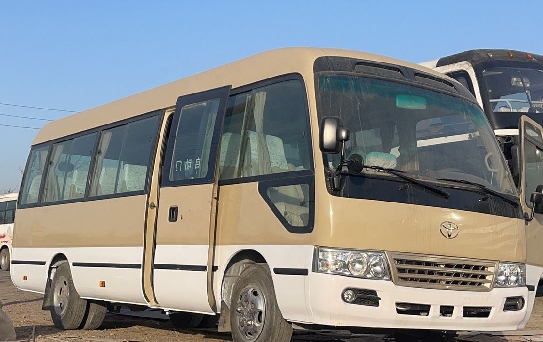 Ιαπωνία Toyo ta Coaster 30 θέσεις LHD λεωφορείο με DF5S410 κιβώτιο ταχυτήτων και μέγιστη ταχύτητα 91 110 km/h