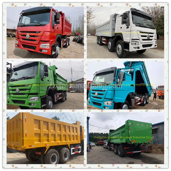 HOWO 6x4 371HP πετρελαιοκίνητο φορτηγό μετρήσεων L x W x H mm 8245X2550X3450 mm