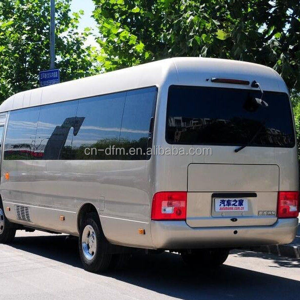 16-22 θέσεις Dongfeng LHD Coaster Μίνι λεωφορείο με πίσω χώρο αποσκευών Όγκος 0,25 m3