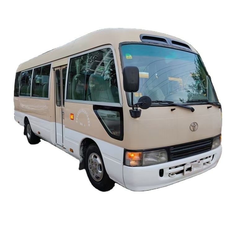 Μέγιστη ισχύς 113/5200kw Μίνι λεωφορείο Toyota Βενζίνη και κινητήρας ντίζελ 29 θέσεις Χρησιμοποιούμενο λεωφορείο