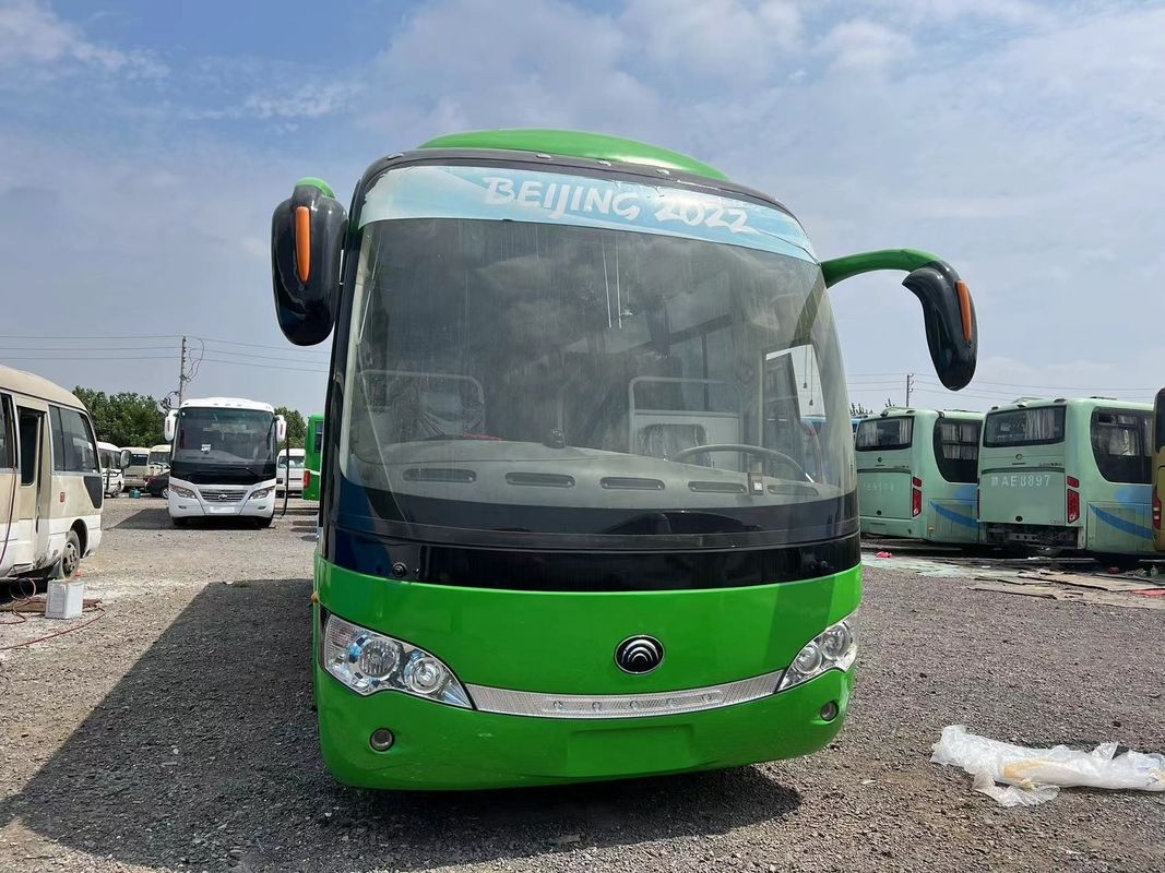 Καλή κατάσταση 57 θέσεις RHD χειροκίνητο κιβώτιο μεταφοράς μεταχειρισμένο λεωφορείο με αναστολή φύλλου
