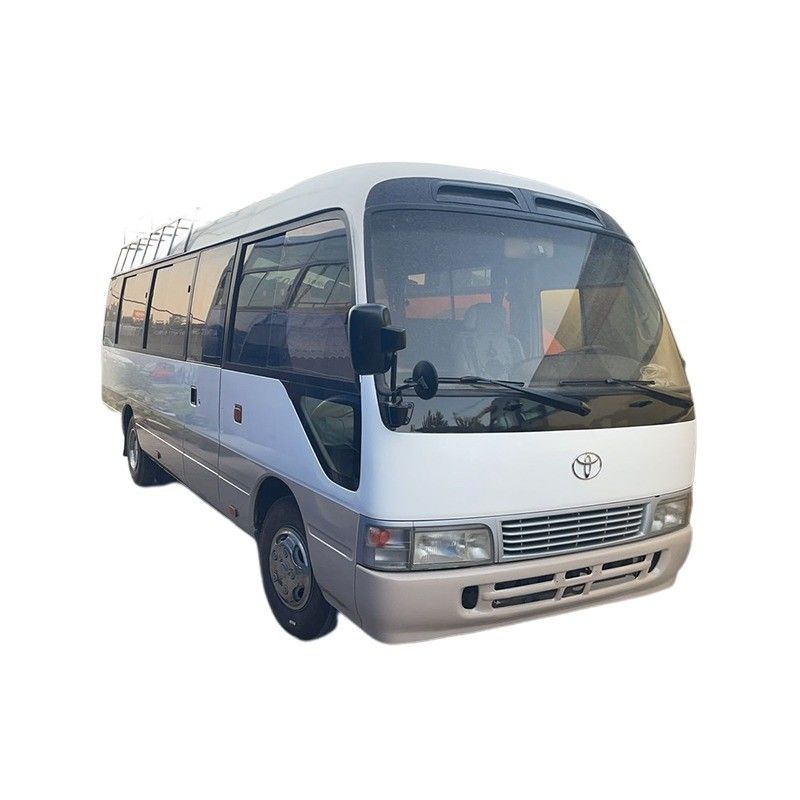 Χρησιμοποιούμενο λεωφορείο Toyota Coaster με 23-30 θέσεις χειροκίνητο κιβώτιο κιβώτιο βάρος 3310kg