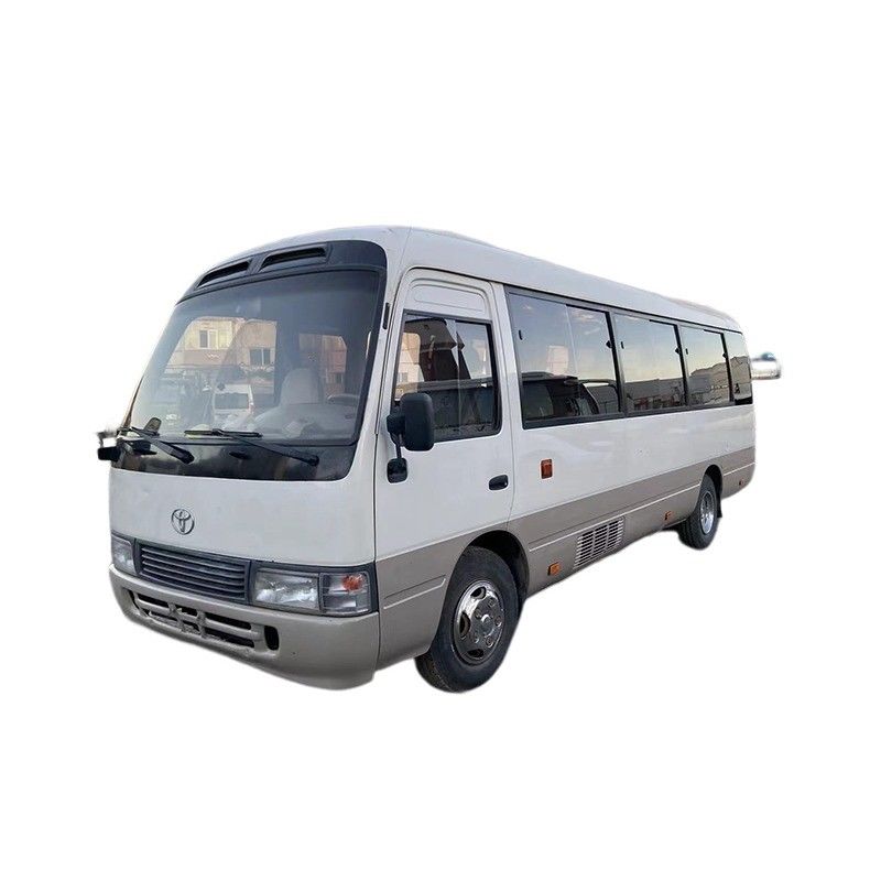 Χρησιμοποιούμενο λεωφορείο Toyota Coaster με 23-30 θέσεις χειροκίνητο κιβώτιο κιβώτιο βάρος 3310kg
