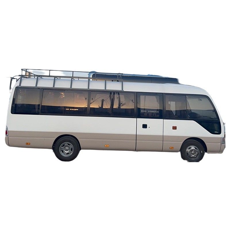 Χρησιμοποιούμενο λεωφορείο Toyota Coaster με 23-30 θέσεις χειροκίνητο κιβώτιο κιβώτιο βάρος 3310kg