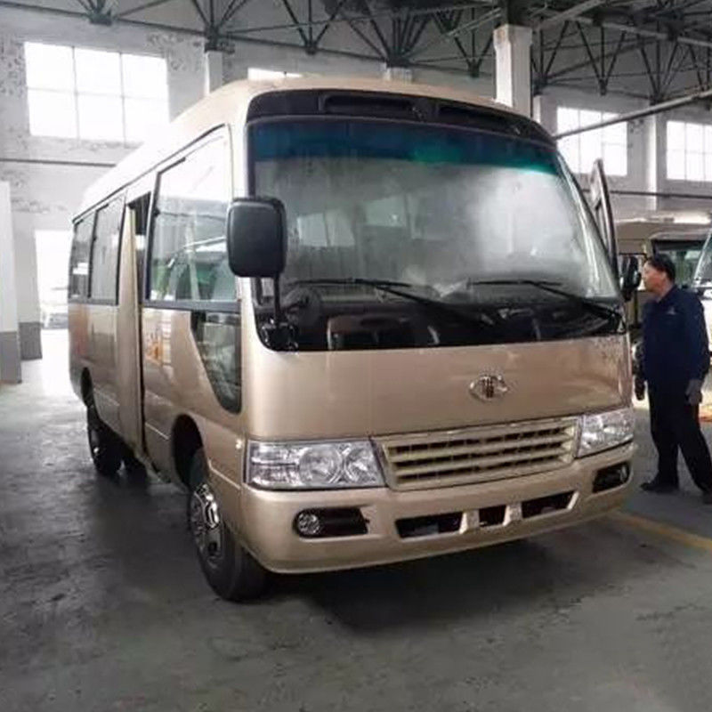 30 θέσεις Χρησιμοποιούμενο RHD LHD Mini Coaster Bus με χειροκίνητη μετάδοση και χωρητικότητα κινητήρα 4L
