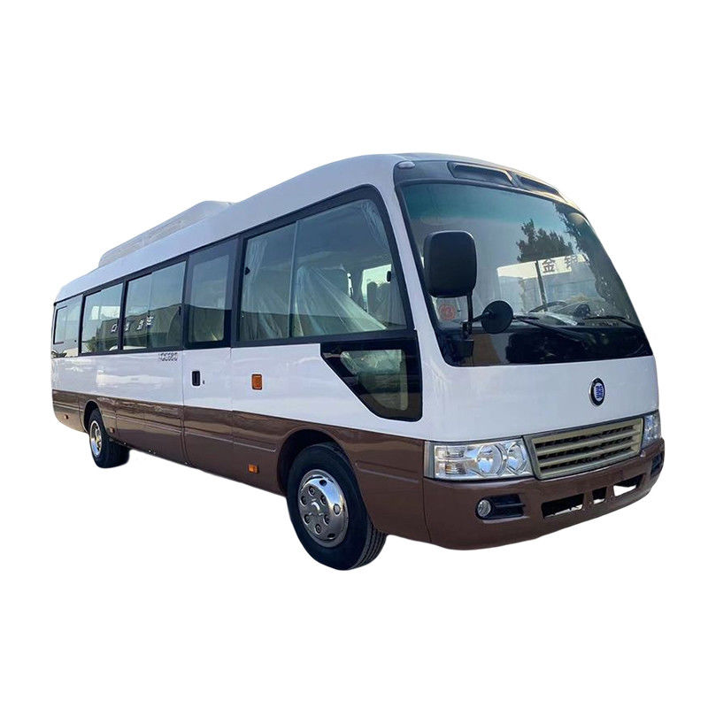 LHD RHD 30 θέσεις Toyo ta Coaster Bus με δεξαμενή καυσίμου 70L και χωρητικότητα 4500-6700ml