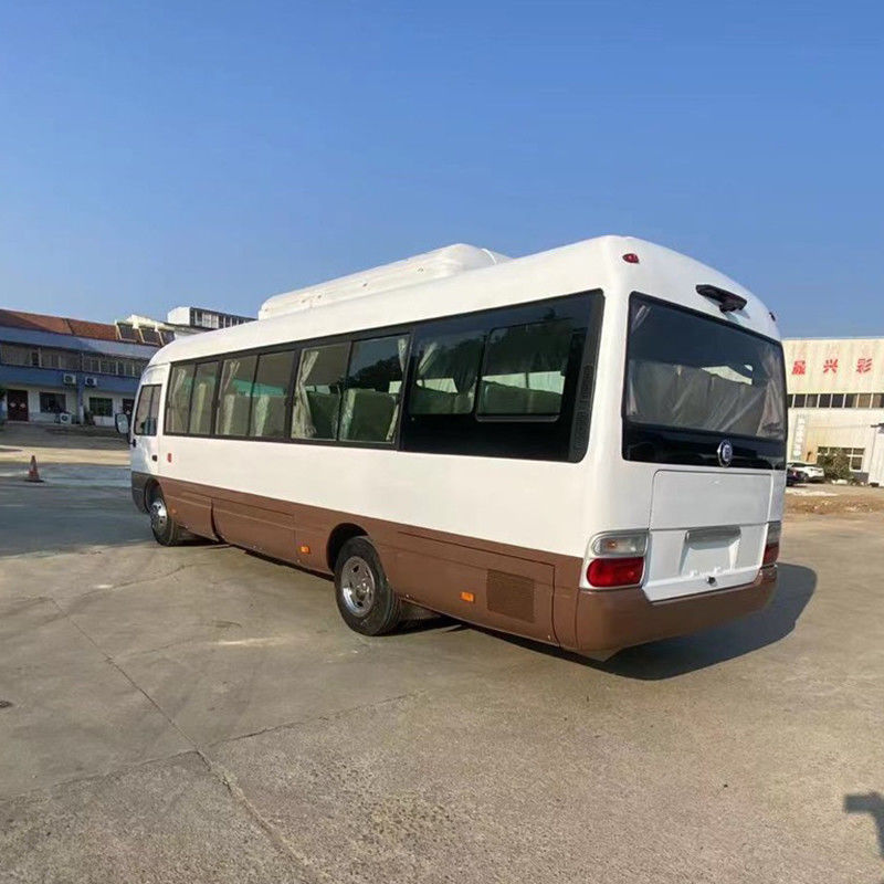 LHD RHD 30 θέσεις Toyo ta Coaster Bus με δεξαμενή καυσίμου 70L και χωρητικότητα 4500-6700ml