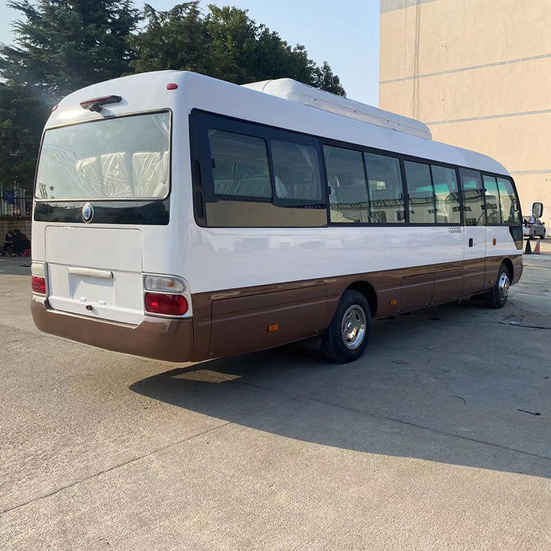 LHD RHD 30 θέσεις Toyo ta Coaster Bus με δεξαμενή καυσίμου 70L και χωρητικότητα 4500-6700ml