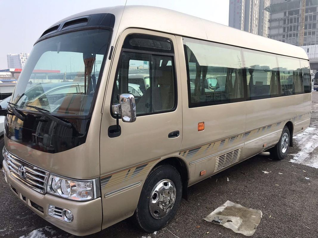 Δεύτερο χέρι 22 έως 30 θέσεις επιβατών Toyot Coaster Bus με εμπρόσθιο κινητήρα ντίζελ
