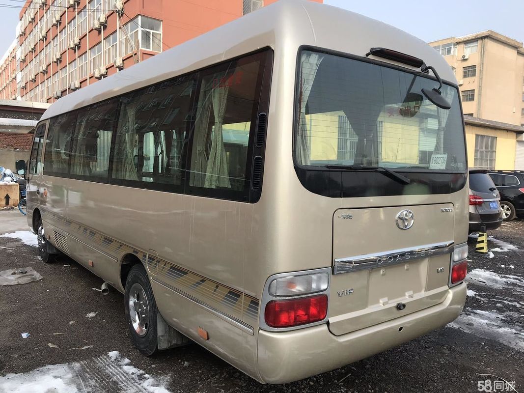 Δεύτερο χέρι 22 έως 30 θέσεις επιβατών Toyot Coaster Bus με εμπρόσθιο κινητήρα ντίζελ